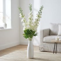 Product Delphinium White Artificial Delphinium Silk Flowers Artificial Flowers 3pcs