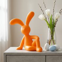 Product Decorative Bunny Figurine for modern Easter decorating ideas, 38cm