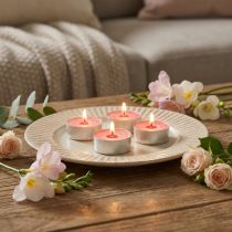 Product Scented candles strawberry, tealight scent, room scented candle Ø3.5cm H1.5cm 18 pieces