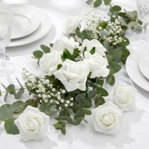Product Foam Rose Ø 3.5cm white 48 pcs