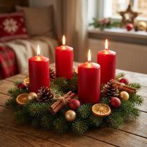 Product Pillar candle 150/100 red 4pcs