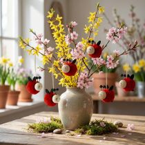 Product Ladybug Decoration Ladybug Pendant 5.5cm 9 pcs
