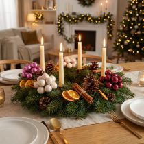 Product Mini Christmas balls on wire Berry Mix Ø20mm 140 pcs