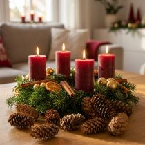 Product Small hemlock cones decorative natural cones Advent 3-4cm 100g