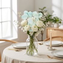 Product Dried Craspedia flowers, decorative bouquet for living room, table decoration, wedding, 55cm, 20 pieces