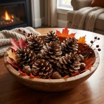 Product Natural Black Pine Cones 5kg – Brown Wooden Decorative Pieces