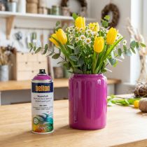 Product Belton free water based paint pink traffic purple high gloss spray 400ml