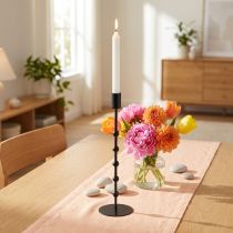 Product Stick candle holder metal candlestick black H30cm