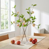 Product Decorative branch, artificial peach, 52cm, decorative branch, 2-piece set