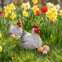 Product Ceramic Decoration Chicken Funny Easter Decoration Figure 16×12×12cm