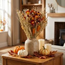 Product Dried flowers field flower bouquet straw flowers orange L30cm