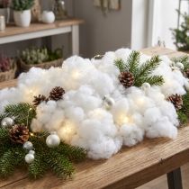 Product Decoration Snow Snowflakes Snow Cotton Wool Winter White 200g
