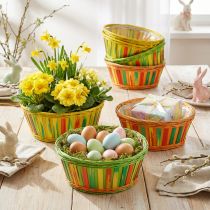 Product Chip basket round colorful Ø25cm 9 pcs