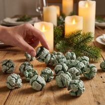 Product Cypress Cones Frosted Natural Decoration 3cm Green 500g