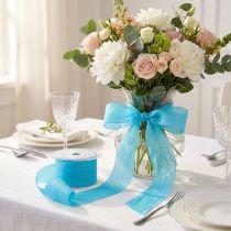 Product Ribbon Turquoise "Crash" 50mm 20m