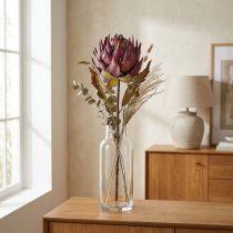 Product Artichoke artificial Large artificial flower Dry Look Purple 76cm