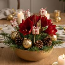 Product Flower Stick Christmas Gift Package Decoration 2.5cm 15 Pcs