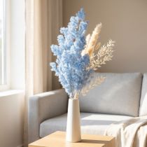 Product Light blue feather asparagus decorative asparagus dried flowers 55-70cm