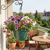 Product Hanging flower basket green plant pot hanging pot Ø25cm H50cm