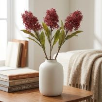 Product Skimmie Artificial Flowers Burgundy Skimmia Japonica Dry Look 59cm 3pcs