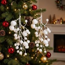Product Snowflake decoration branches for hanging glitter 30cm 2pcs