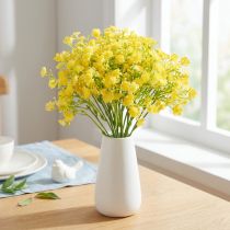 Product Gypsophila paniculate yellow flowers L46cm 4 pcs