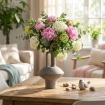 Product Ceramic vase jug antique look ceramic grey rust H27cm