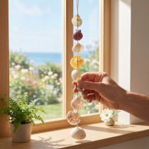 Product Decorative hanger maritime shell decoration natural Ø5–10cm 70cm