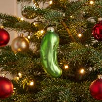 Product Christmas tree decoration Christmas cucumber glass 10cm