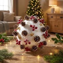 Product Styrofoam ball Ø20cm white 2 pcs