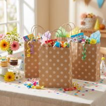 Product Gift Bags Paper Carrier Bags Dots 18×22cm 50 Pcs