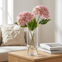 Product Stylish artificial hydrangea flower as a lasting eye-catcher, 80cm, 2 pieces