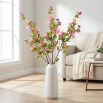Product Cherry blossom artificial branch, spring accents for the home, 125cm
