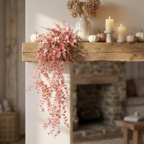 Product Artificial Eucalyptus Hanging Pink Artificial Plant Autumn 150cm
