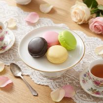 Product Artificial decorative macaron meringue cookies, colorful, 5cm, 8 pieces, macaron patisserie decoration