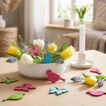 Product Decoration to control wood bird butterfly assorted 2cm