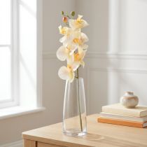Product Artificial Orchid Cream Orange Phalaenopsis 78cm