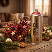 Product Paint spray red Montana Gold satin matt 400ml
