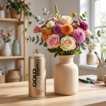 Product Spray paint, lacquer spray, beige Montana Gold Latte Matt, 400ml