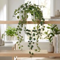 Product Artificial hanging plant with leaves for easy-care home decoration, 60cm, 2 pieces