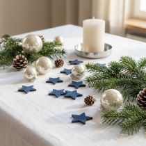 Product Christmas confetti, stars, blue Ø4/5cm 40 pcs