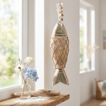 Product Deco fish, wooden fish Deco, fish pendant wood 21cm