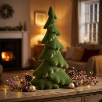 Product Christmas tree decoration Christmas tree fir flocked green 76cm