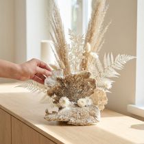Product Whitewashed Tree Sponge 1kg - Dried Flower Arrangement, Decoration, Crafts