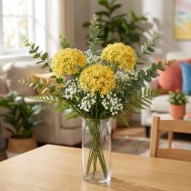 Product Ornamental Onion Wild Allium artificial Yellow 70cm 3 pcs