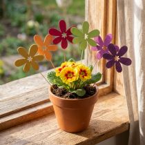 Product Spring decoration Flower stakes Wooden blossoms 30.5cm 18 pcs