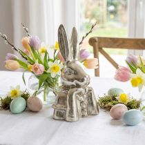 Product Decorative Easter Bunny Gold Ceramic Decorative Bunny Bust H23.5cm