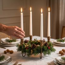 Product Tapered candles 250/23 candles white 12 pieces