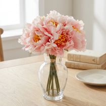 Product Paeonia Peony Artificial Flower Peonie Pink Ø6cm 28cm 7 pcs