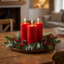 Product Pillar Candle 150/60 Red 8 Pcs